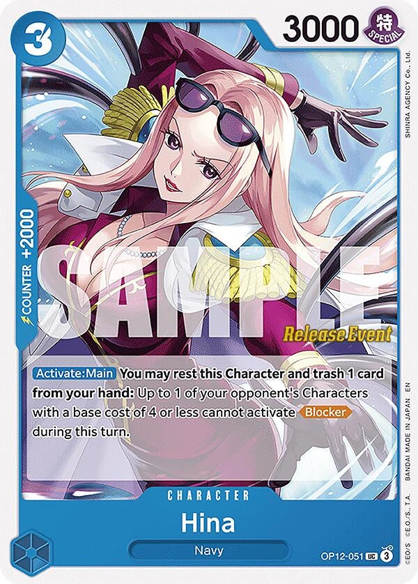 Image for Hina (OP12-051) - One Piece Card Game