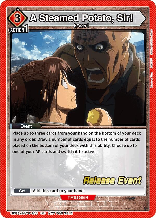 Image for A Steamed Potato, Sir! (UEPR/AOT-1-100) - Union Arena