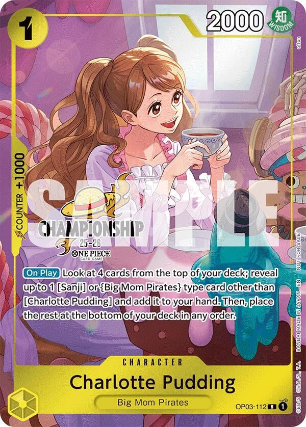 Image for Charlotte Pudding (112) (CS 25-26 Celebration Pack) (OP03-112) - One Piece Card Game