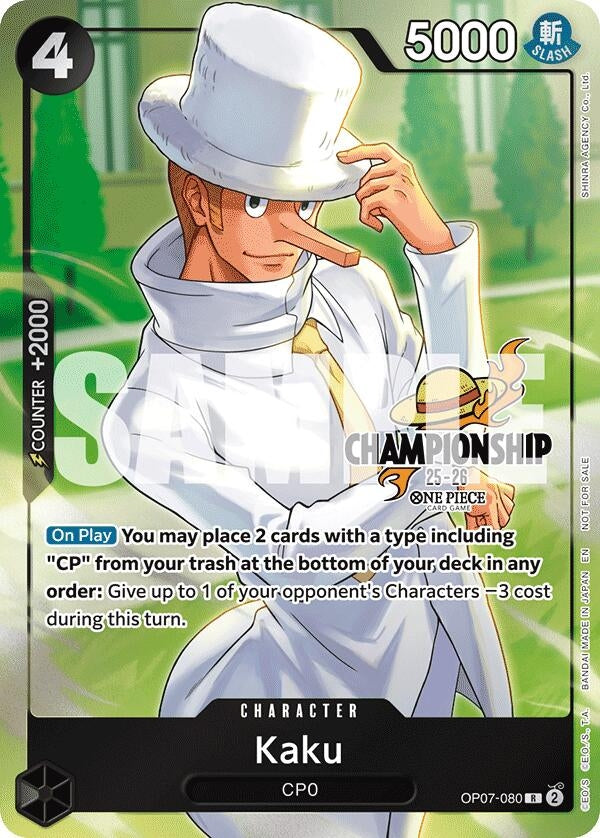 Image for Kaku (CS 25-26 Celebration Pack) (OP07-080) - One Piece Card Game