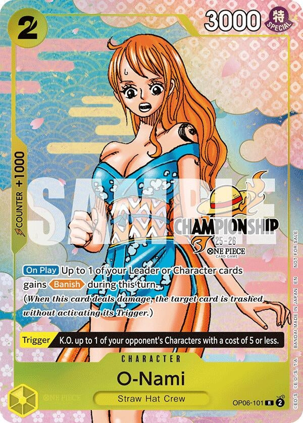 Image for O-Nami (CS 25-26 Event Pack Finalist Ver.) (OP06-101) - One Piece Card Game