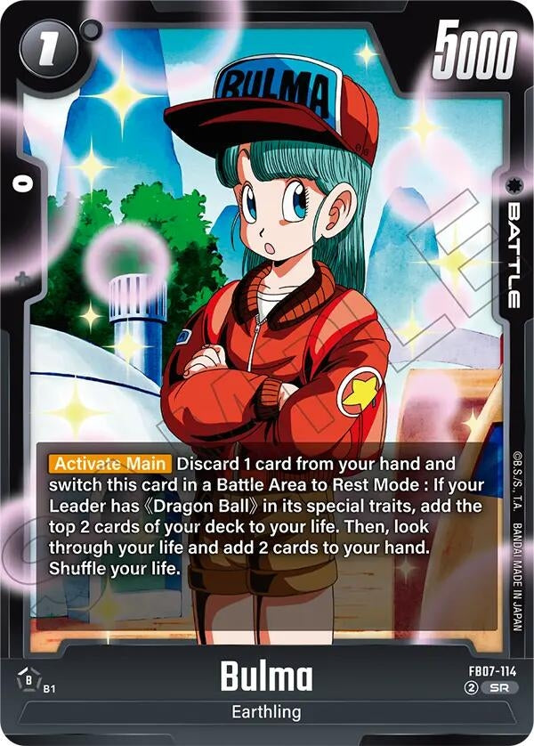 Image for Bulma - FB07-114 (FB07-114) (Wish For Shenron) - Dragon Ball Super: Fusion World