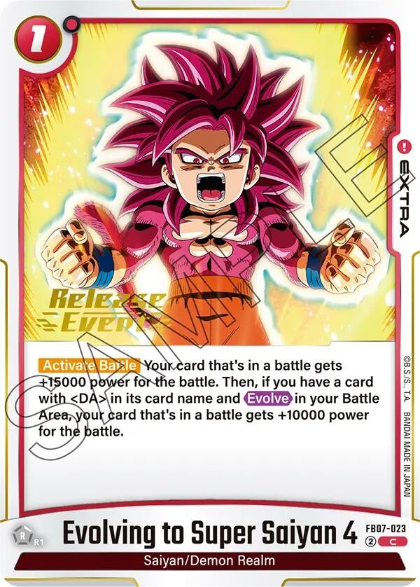Image for Evolving to Super Saiyan 4 (FB07-023) - Dragon Ball Super: Fusion World