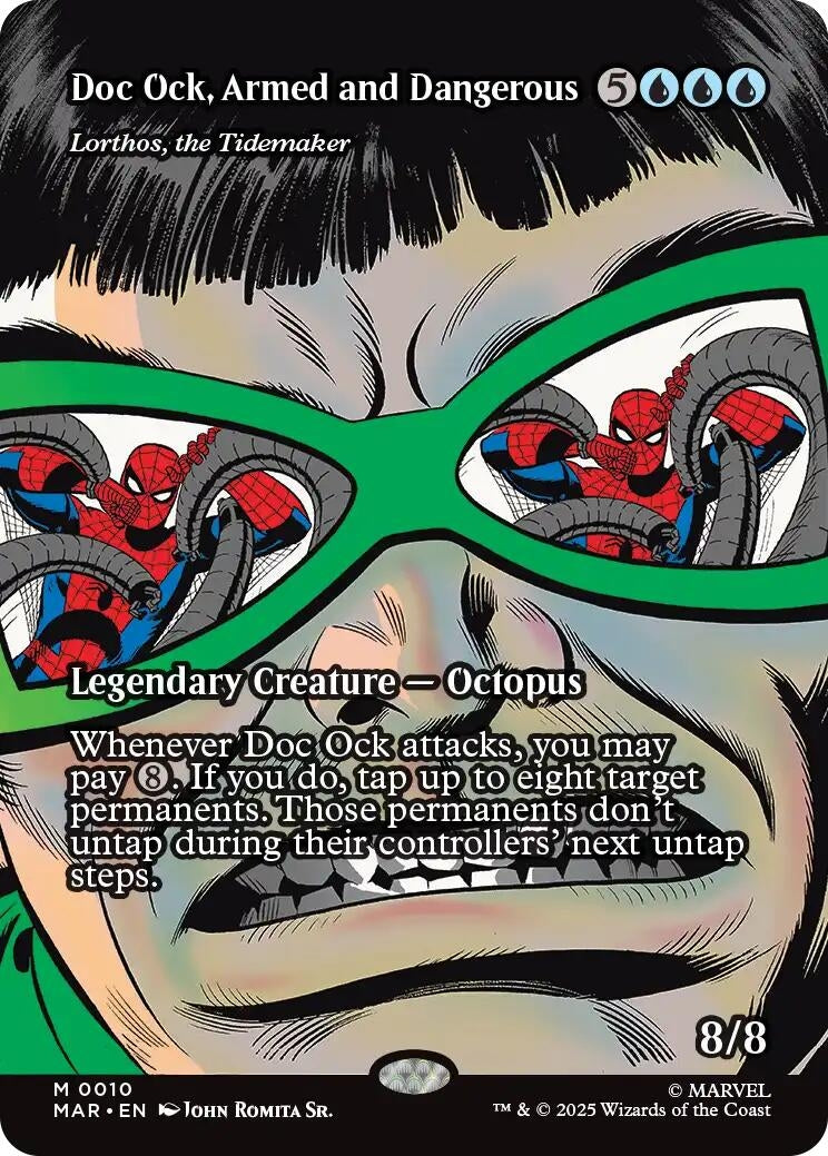 Image for Doc Ock, Armed and Dangerous - Lorthos, the Tidemaker (Borderless) (10) - Magic: The Gathering
