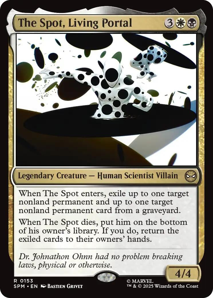 Image for The Spot, Living Portal (153) (Marvel's Spider-Man) - Magic: The Gathering