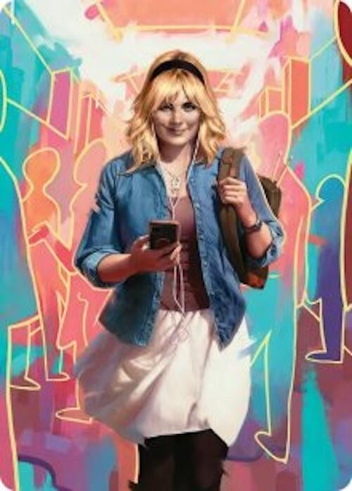 Image for Gwen Stacy Art Card (13/54) (13) - Magic: The Gathering