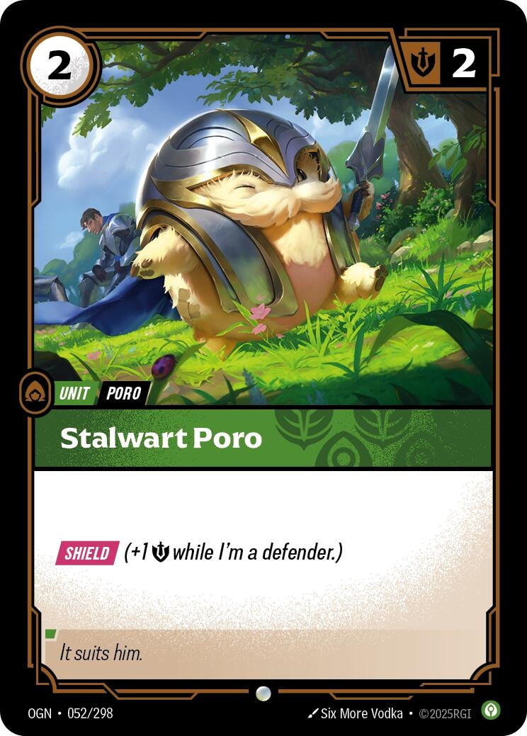 Image for Stalwart Poro (052/298) (Origins) - Riftbound: League of Legends Trading Card Game