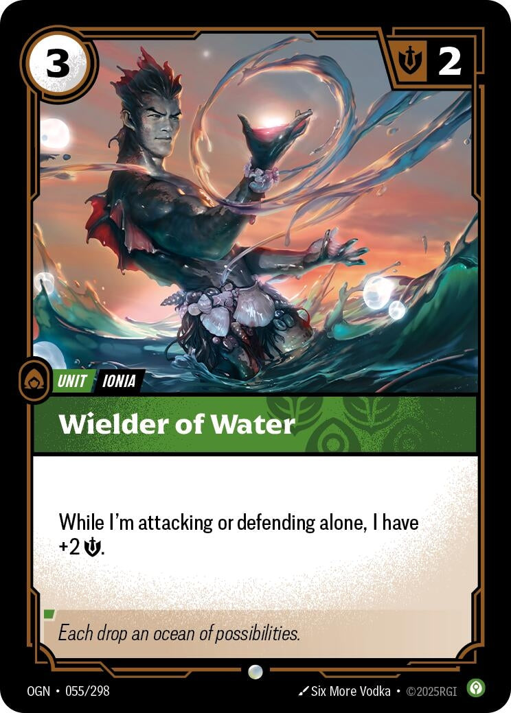 Image for Wielder of Water (055/298) (Origins) - Riftbound: League of Legends Trading Card Game