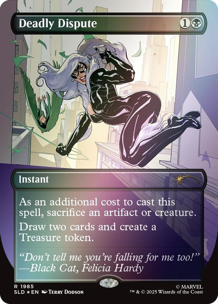 Image for Deadly Dispute (1985) (Rainbow Foil) (1985) - Magic: The Gathering