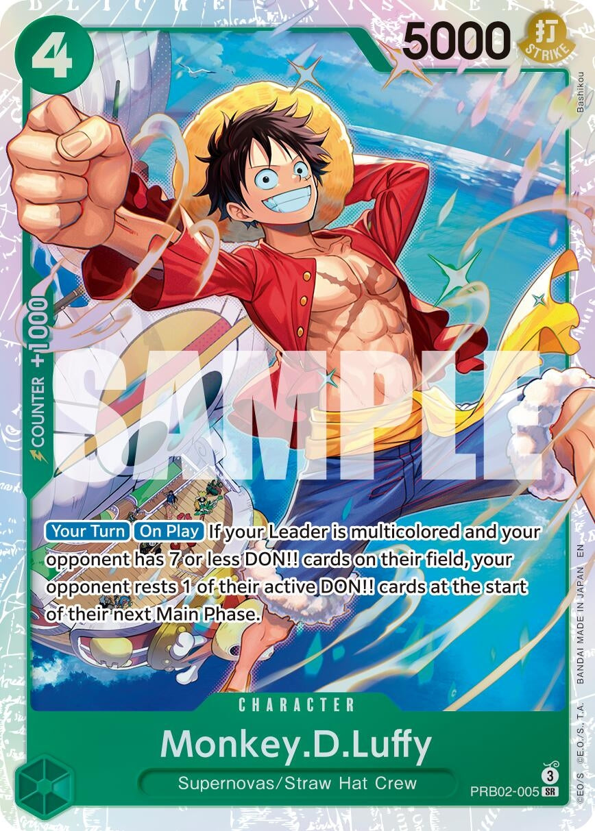 Image for Monkey.D.Luffy - PRB02-005 (PRB02-005) (Premium Booster -The Best- Vol. 2) - One Piece Card Game