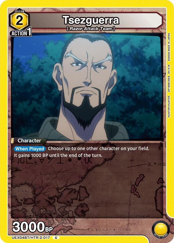 Image for Tsezguerra (017) (UEX04BT/HTR-2-017) (UEX04BT: HUNTER X HUNTER Vol.2) - Union Arena