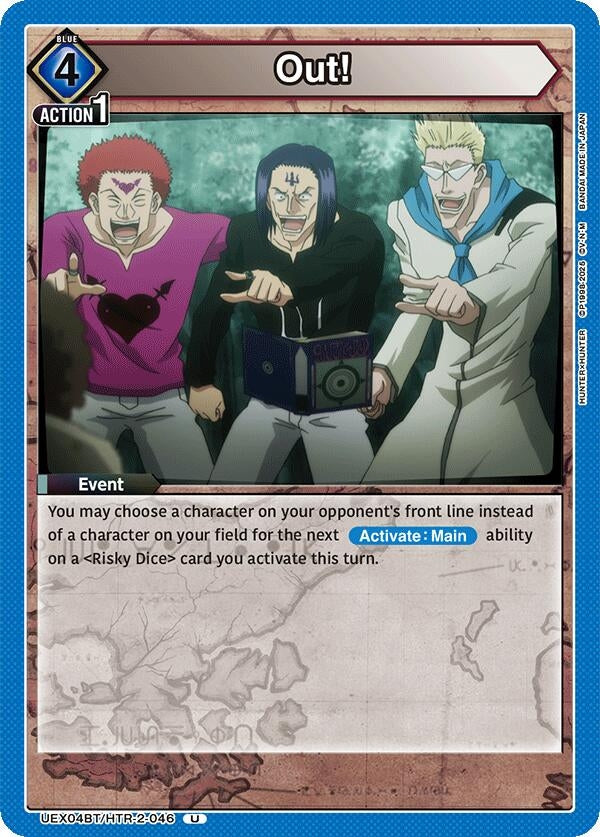 Image for Out! (UEX04BT/HTR-2-046) (UEX04BT: HUNTER X HUNTER Vol.2) - Union Arena