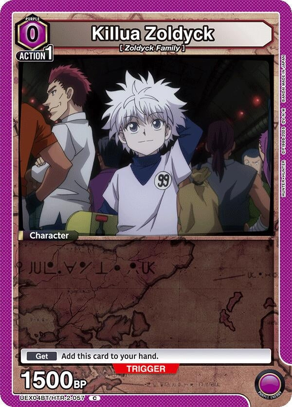 Image for Killua Zoldyck (057) (Box Topper Foil) (UEX04BT/HTR-2-057) (UEX04BT: HUNTER X HUNTER Vol.2) - Union Arena