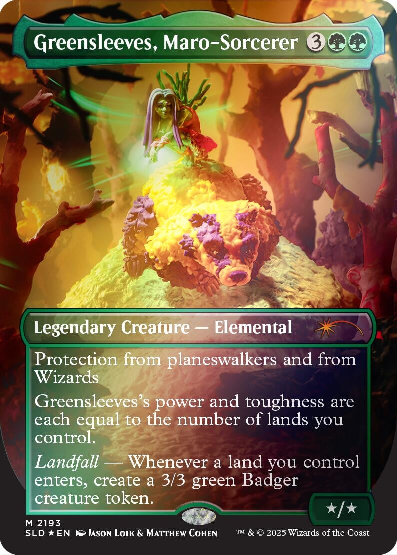 Image for Greensleeves, Maro-Sorcerer (Rainbow Foil) (2193) - Magic: The Gathering