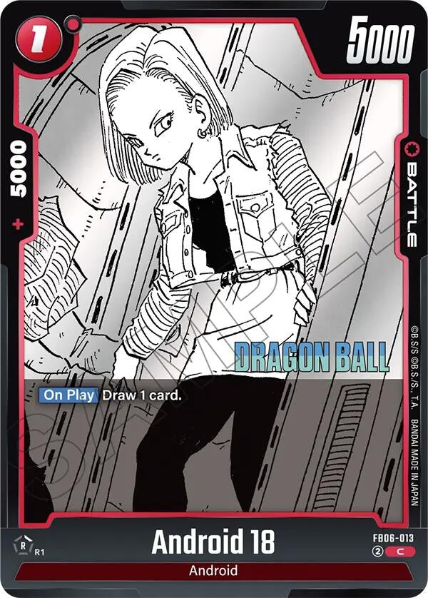 Image for Android 18 - FB06-013 (FB06-013) (Manga Booster 02) - Dragon Ball Super: Fusion World