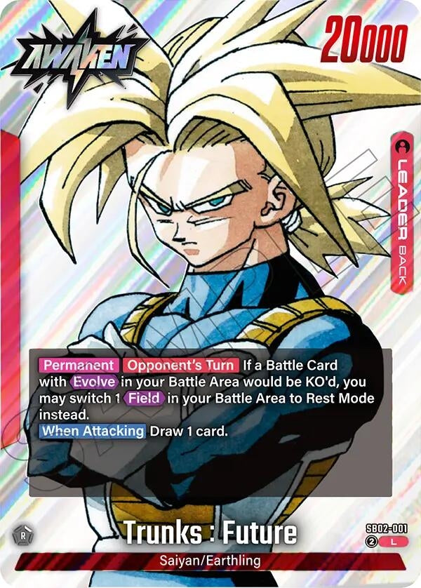 Image for Trunks : Future - SB02-001 (SB02-001) (Manga Booster 02) - Dragon Ball Super: Fusion World