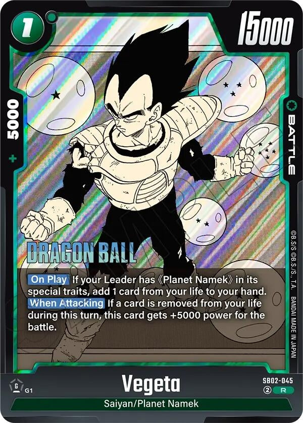 Image for Vegeta - SB02-045 (SB02-045) (Manga Booster 02) - Dragon Ball Super: Fusion World