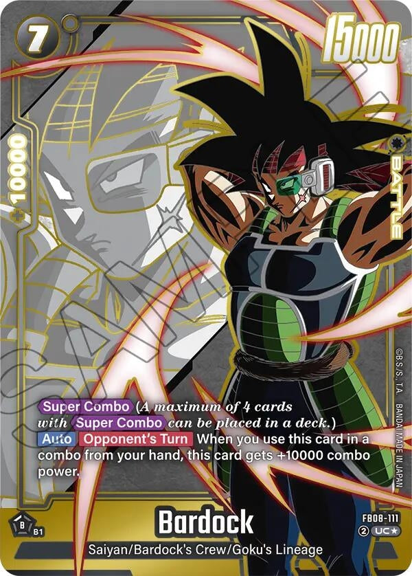 Image for Bardock - FB08-111 (Alternate Art) (FB08-111) (Saiyan's Pride) - Dragon Ball Super: Fusion World
