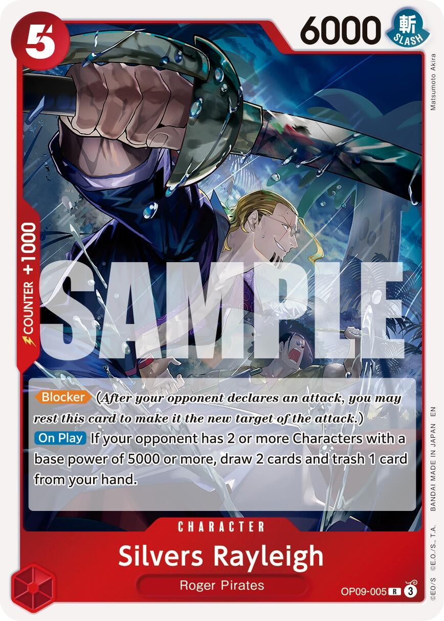 Image for Silvers Rayleigh - OP09-005 (Reprint) (OP09-005) (Premium Booster -The Best- Vol. 2) - One Piece Card Game