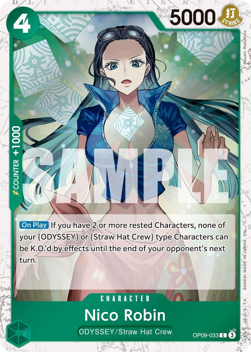 Image for Nico Robin - OP09-033 (Pirate Foil) (OP09-033) (Premium Booster -The Best- Vol. 2) - One Piece Card Game