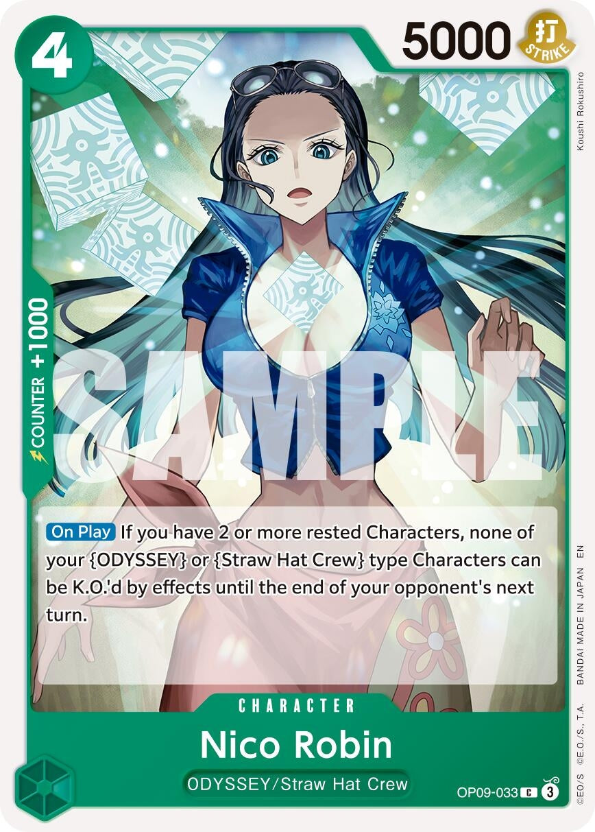 Image for Nico Robin - OP09-033 (Reprint) (OP09-033) (Premium Booster -The Best- Vol. 2) - One Piece Card Game