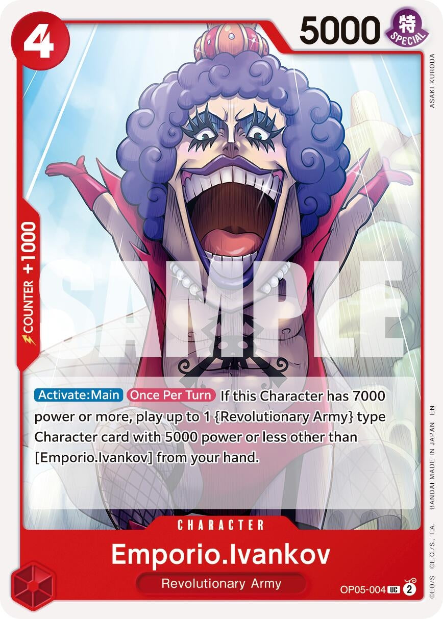 Image for Emporio.Ivankov (Reprint) (OP05-004) (Premium Booster -The Best- Vol. 2) - One Piece Card Game