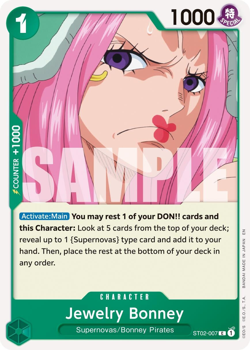 Image for Jewelry Bonney - ST02-007 (Reprint) (ST02-007) (Premium Booster -The Best- Vol. 2) - One Piece Card Game