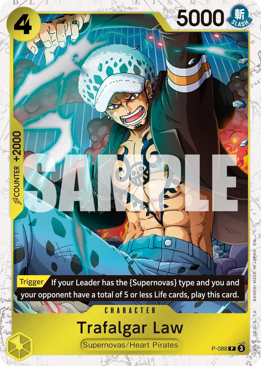 Image for Trafalgar Law - P-088 (Pirate Foil) (P-088) (Premium Booster -The Best- Vol. 2) - One Piece Card Game