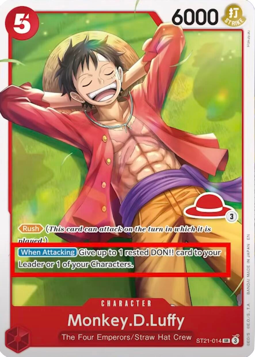 Image for Monkey.D.Luffy - ST21-014 (Luffy Deck) (ST21-014) - One Piece Card Game