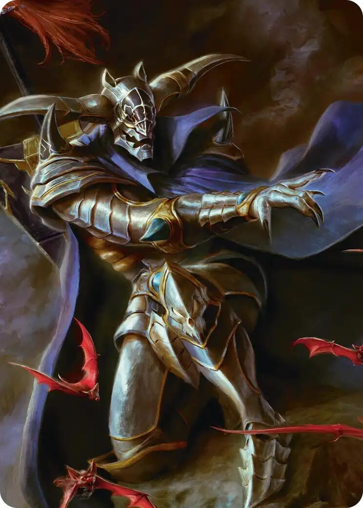 Image for Garland, Royal Kidnapper Scene Art Card (1) (Art Series: FINAL FANTASY) - Magic: The Gathering