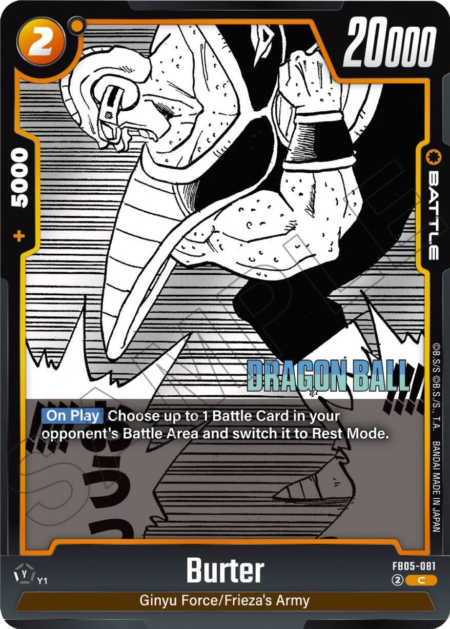 Image for Burter (FB05-081) (Manga Booster 02) - Dragon Ball Super: Fusion World