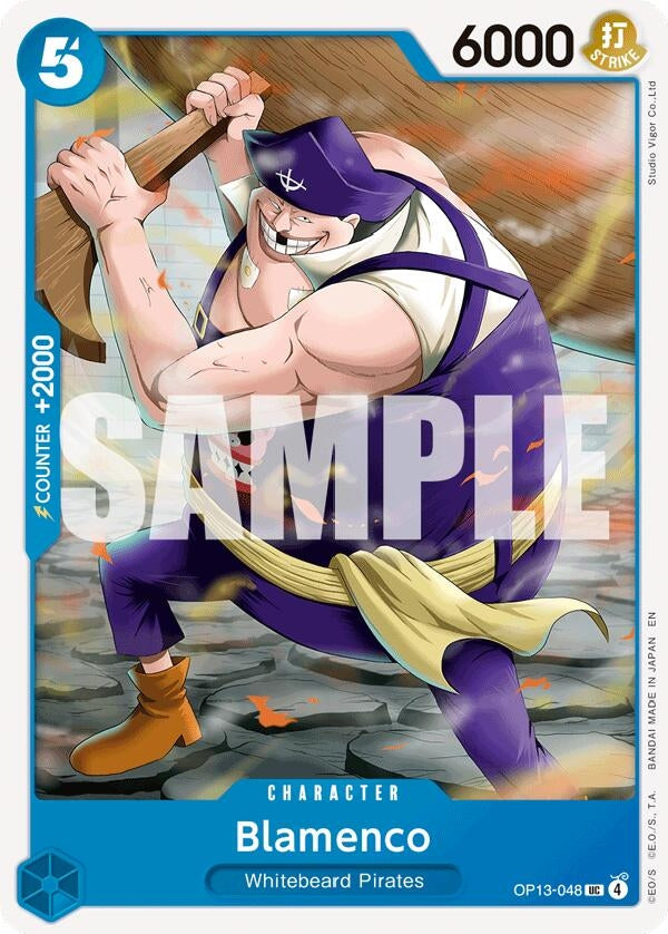Image for Blamenco (OP13-048) (Carrying On His Will) - One Piece Card Game