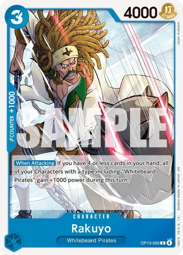 Image for Rakuyo (OP13-055) (Carrying On His Will) - One Piece Card Game