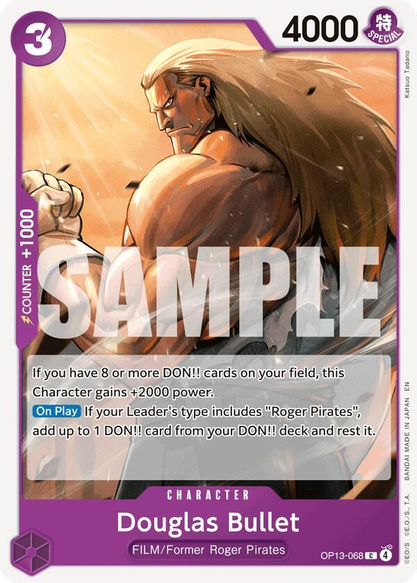 Image for Douglas Bullet (OP13-068) (Carrying On His Will) - One Piece Card Game
