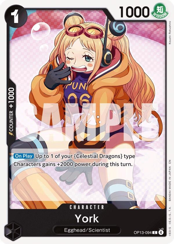 Image for York (OP13-094) (Carrying On His Will) - One Piece Card Game