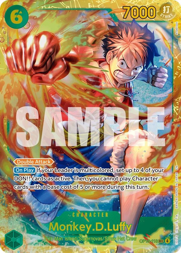 Image for Monkey.D.Luffy (118) (OP13-118) (Carrying On His Will) - One Piece Card Game