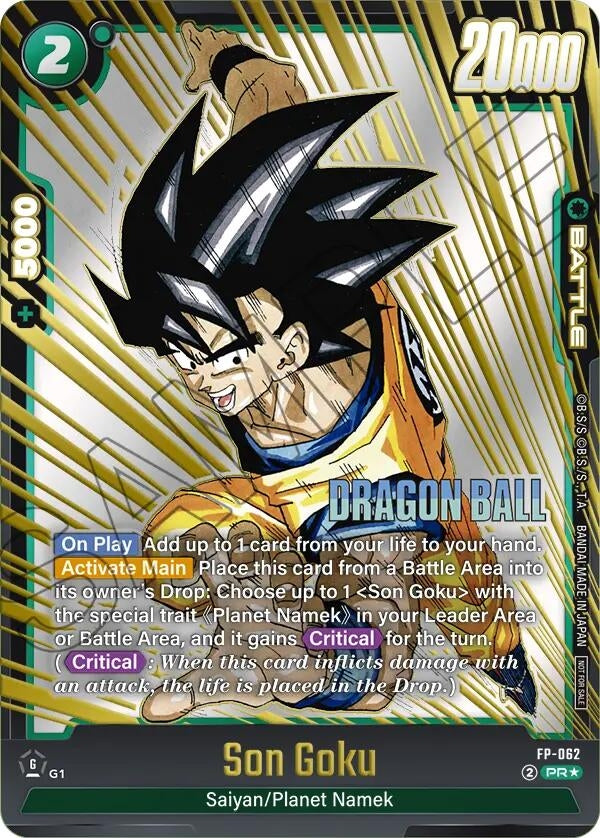Image for Son Goku - FP-062 (Release Event Winner) (FP-062) - Dragon Ball Super: Fusion World