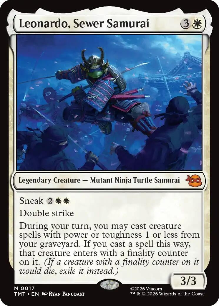 Image for Leonardo, Sewer Samurai (17) - Magic: The Gathering