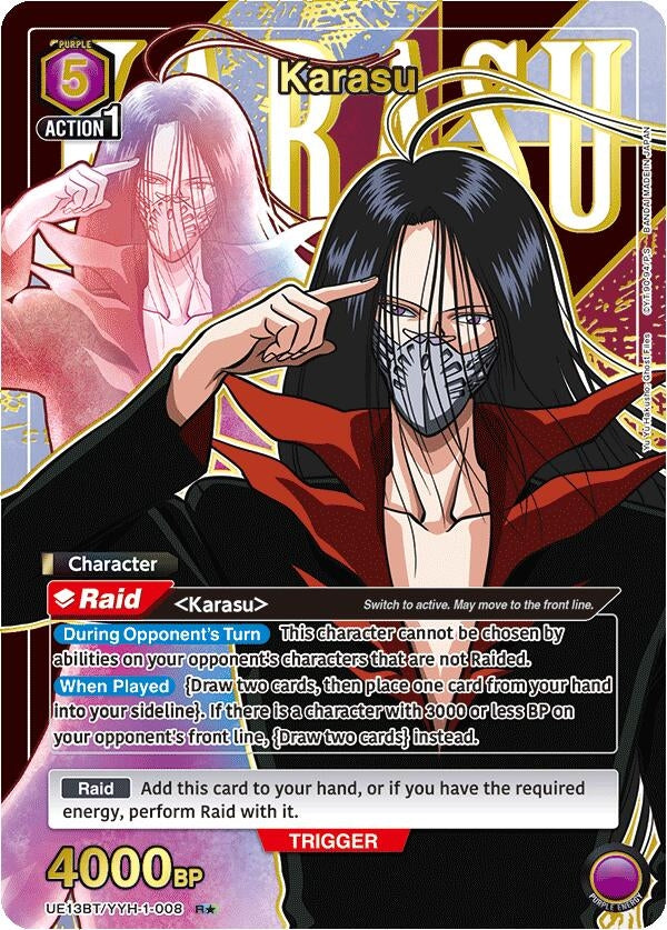 Karasu (008) (R*) (UE13BT/YYH-1-008) (UE13BT: Yu Yu Hakusho: Ghost Files)