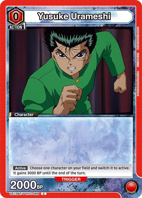 Image for Yusuke Urameshi (068) (UE13BT/YYH-1-068) (UE13BT: Yu Yu Hakusho: Ghost Files) - Union Arena