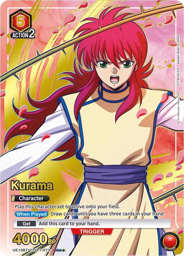 Kurama (073) (SR**) (UE13BT/YYH-1-073) (UE13BT: Yu Yu Hakusho: Ghost Files)