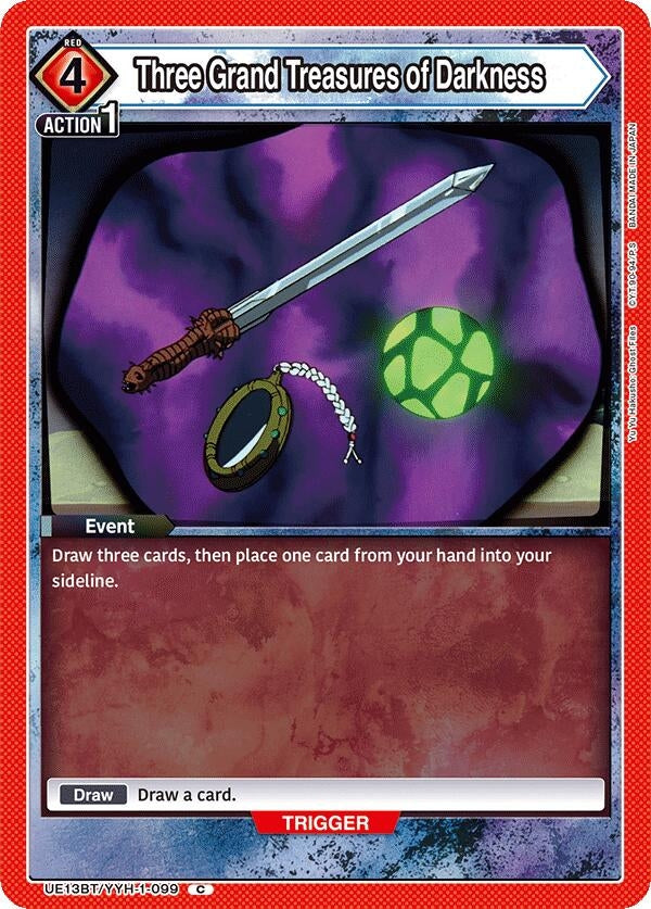 Image for Three Grand Treasures of Darkness (UE13BT/YYH-1-099) (UE13BT: Yu Yu Hakusho: Ghost Files) - Union Arena