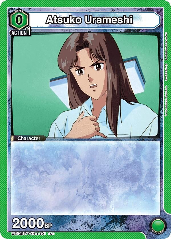 Image for Atsuko Urameshi (UE13BT/YYH-1-101) (UE13BT: Yu Yu Hakusho: Ghost Files) - Union Arena