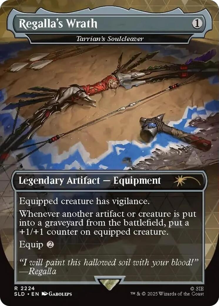 Image for Regalla's Wrath - Tarrian's Soulcleaver (2224) - Magic: The Gathering