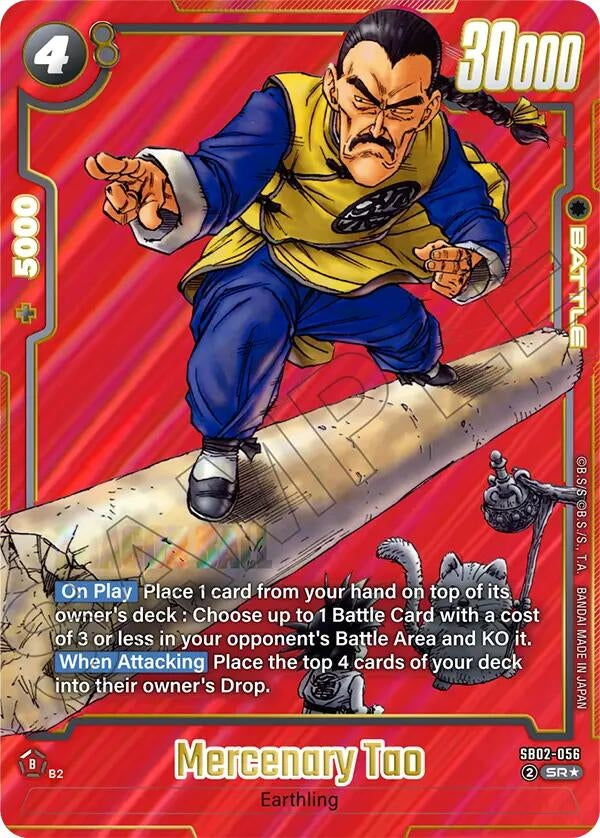 Image for Mercenary Tao (Alternate Art) (SB02-056) (Manga Booster 02) - Dragon Ball Super: Fusion World
