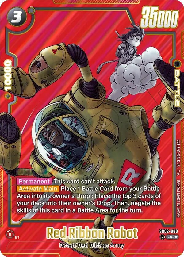 Image for Red Ribbon Robot (Alternate Art) (SB02-060) (Manga Booster 02) - Dragon Ball Super: Fusion World