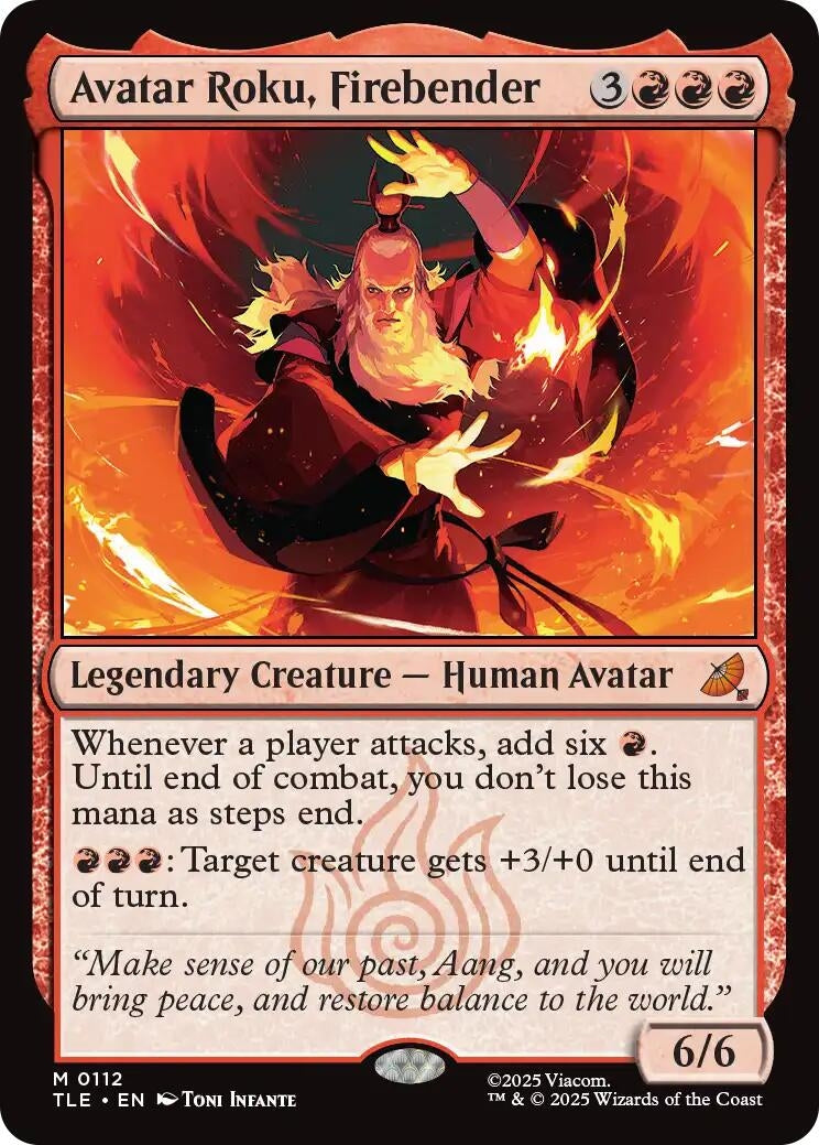 Image for Avatar Roku, Firebender (112) - Magic: The Gathering
