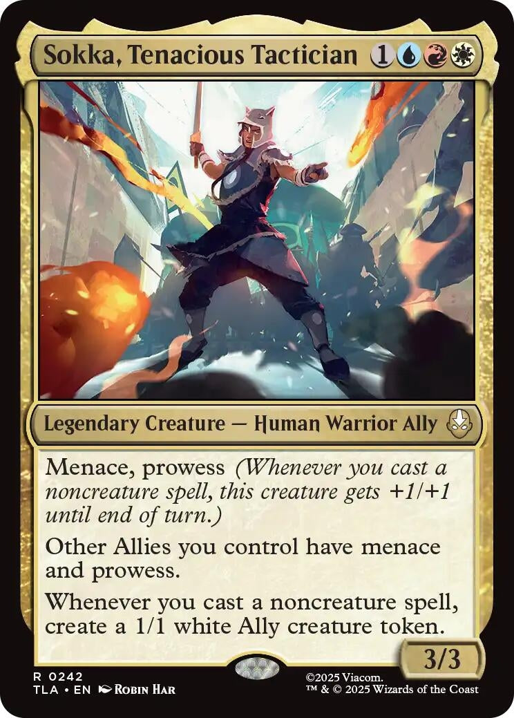 Image for Sokka, Tenacious Tactician (242) (Avatar: The Last Airbender) - Magic: The Gathering