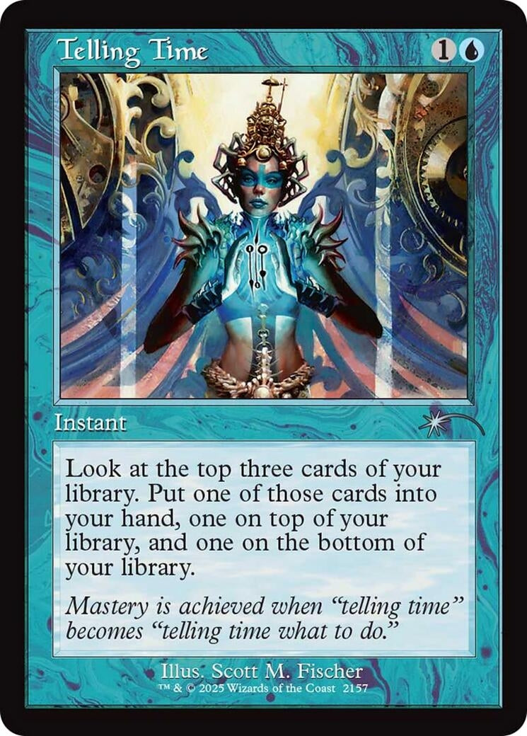 Image for Telling Time (Retro Frame) (2157) - Magic: The Gathering