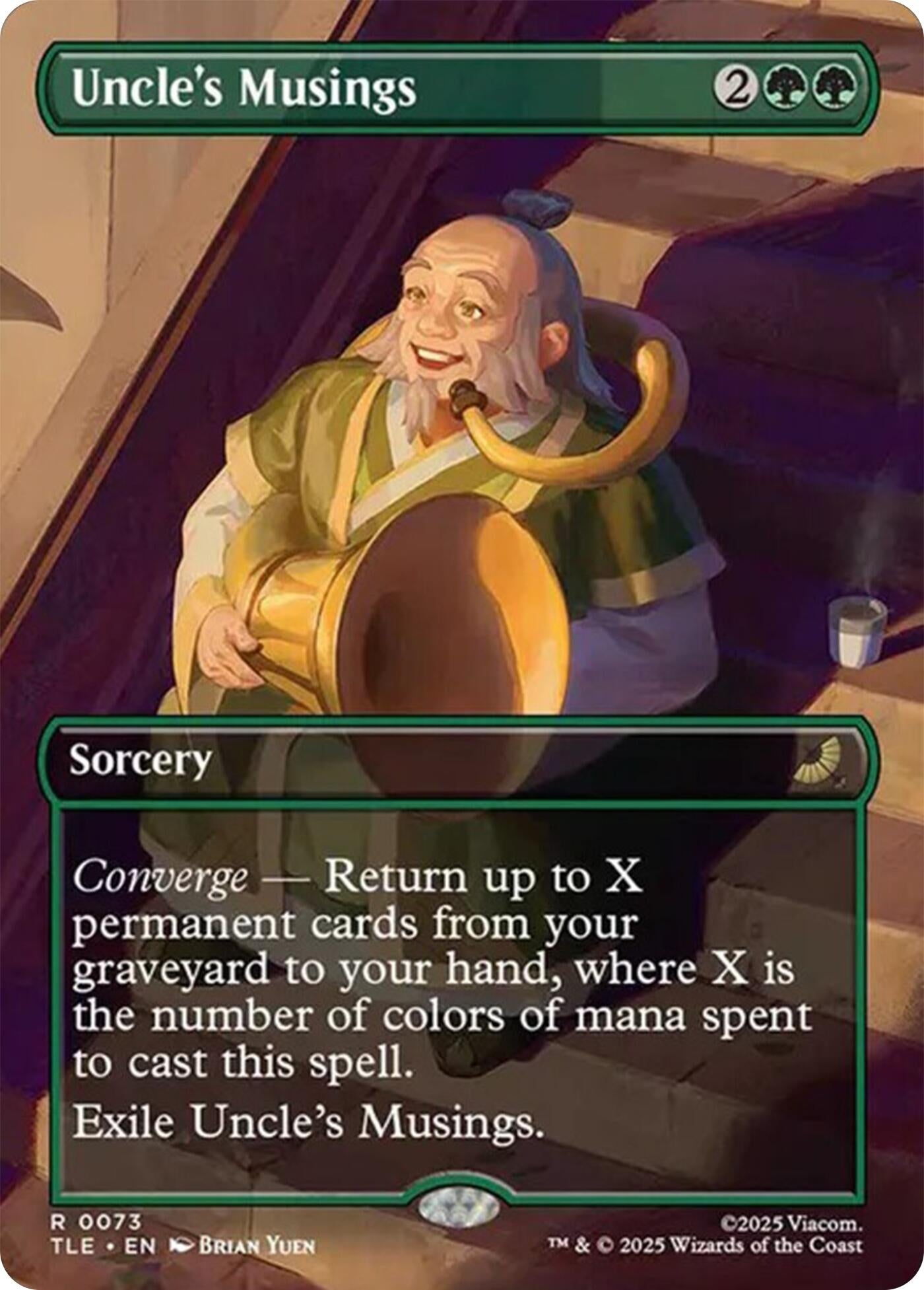 Image for Uncle's Musings (Borderless) (73) - Magic: The Gathering